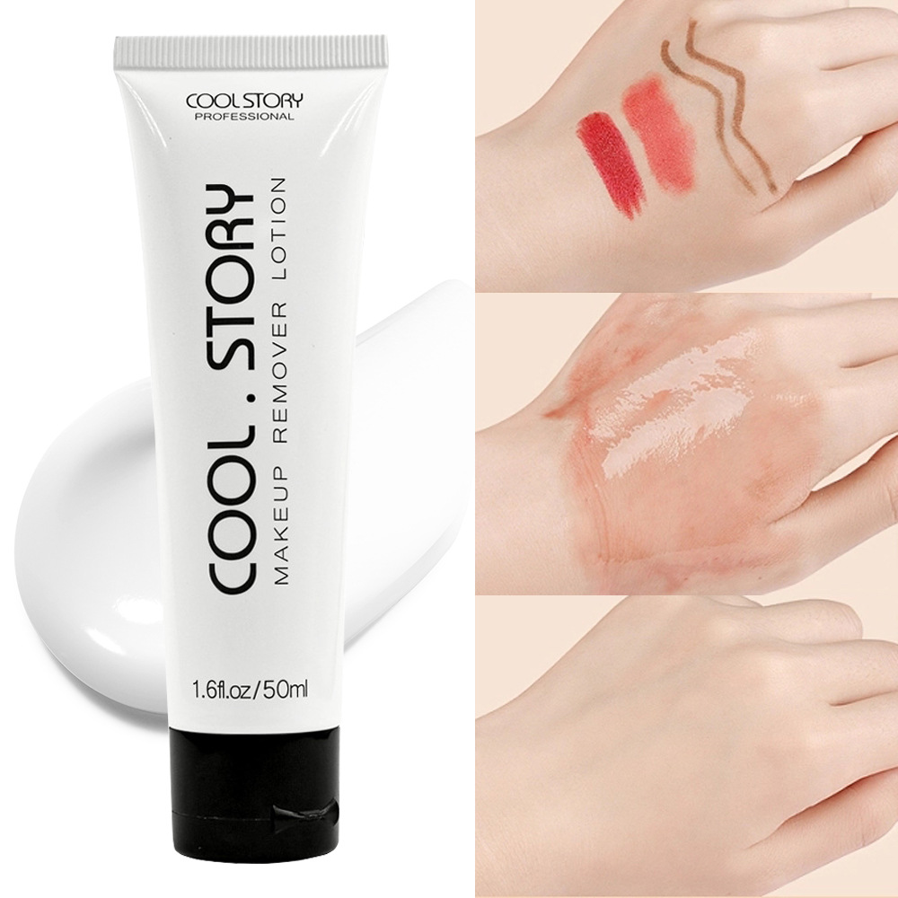 COOLSTORY Makeup Remover Cream, water-based makeup Remover Cream, Little White Tube Facial Cleansing Makeup Remover Cream, a bestseller on Douyin and Xiaohongshu full figure