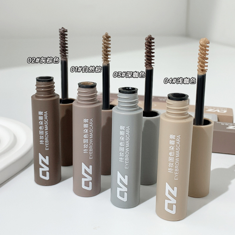 Cross-border CVZ Makeup Retention and Color Fixation Eyebrow Gel: Smooth color retention, three-dimensional, natural wild eyebrows, long-lasting waterproof and sweat-proof eyebrow pencil details Picture