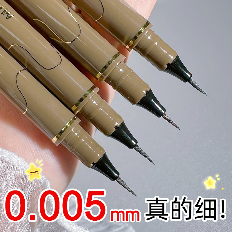 MK Eyeliner liquid pen cotton tip, quick-drying, long-lasting, waterproof, not easy to smudge, extremely fine and smooth, colorful eyeliner eye pen for students full figure