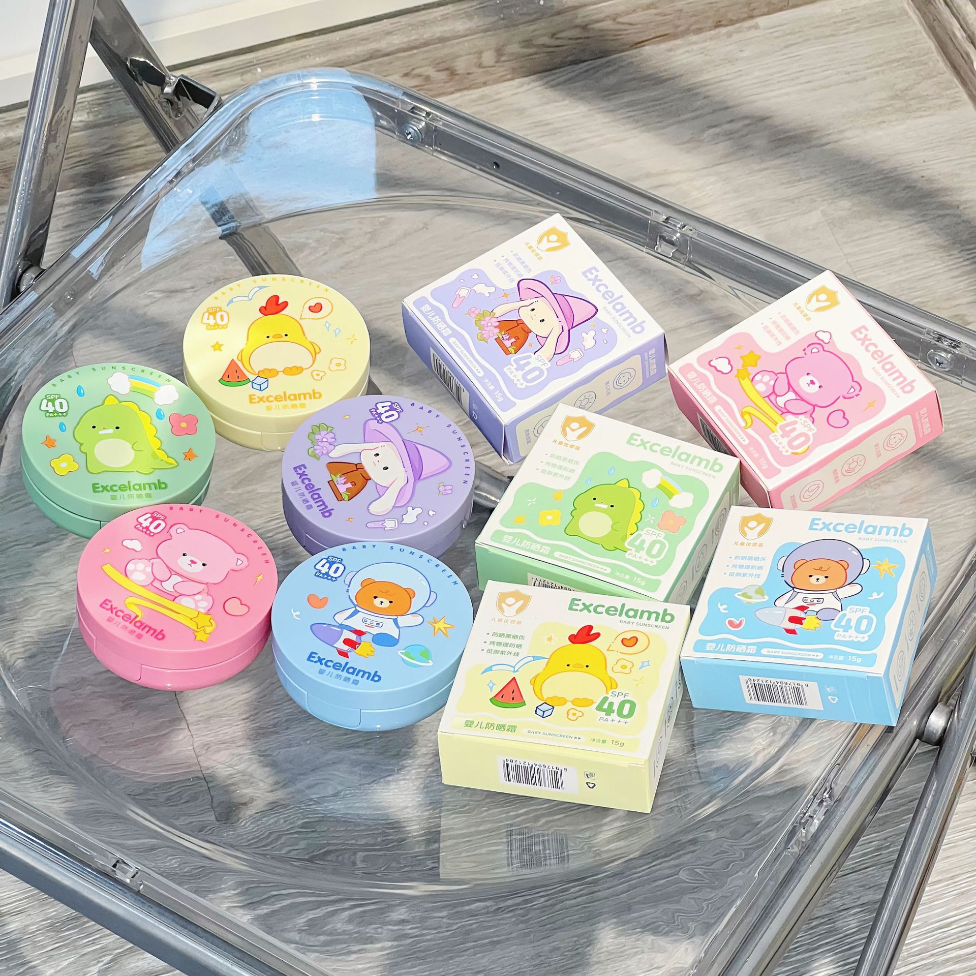 Royal Baby & Children's new baby sunscreen, children's sun protection cushion, special for babies, refreshing and gentle physical sun protection Specification drawing