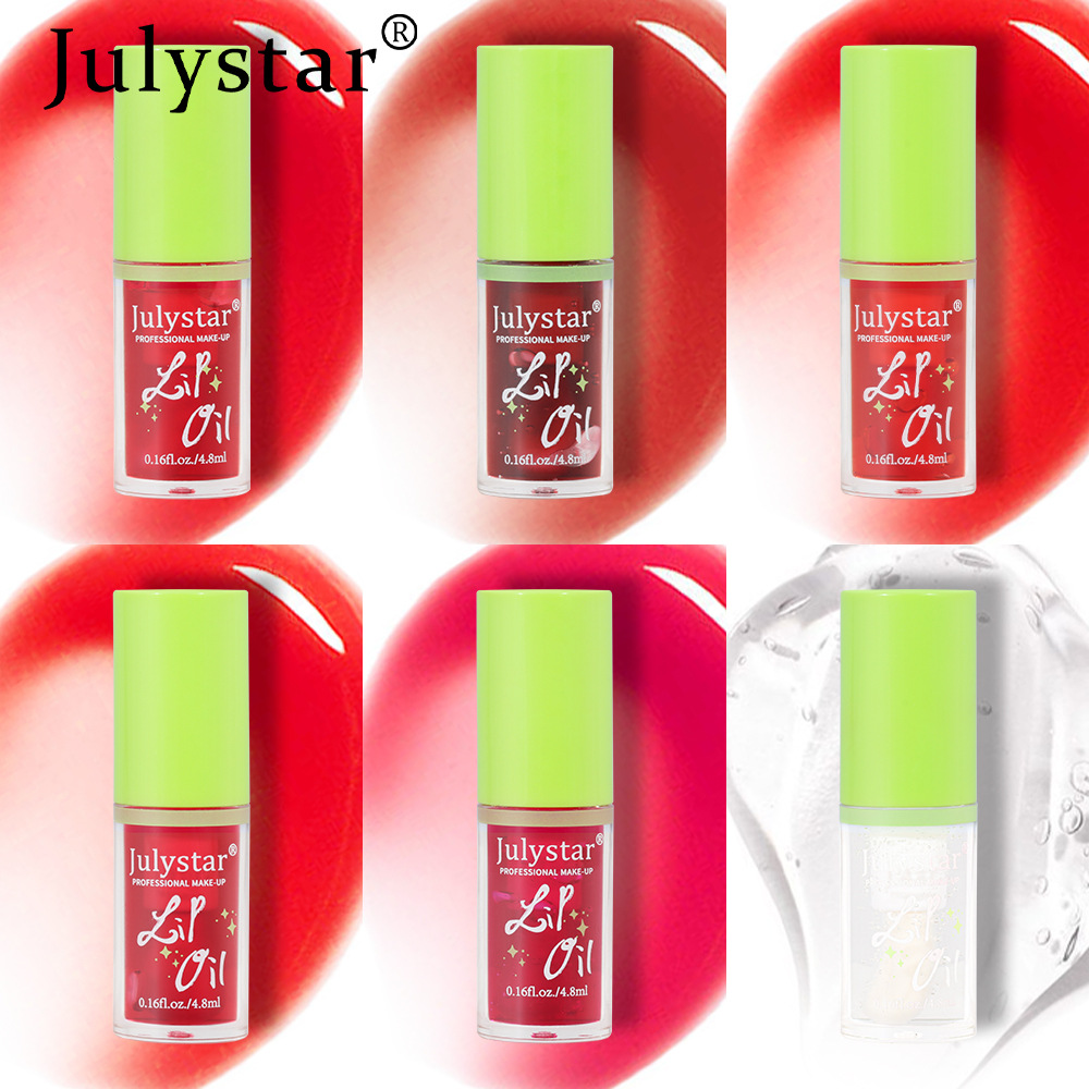 Julystar Transparent Hydrating Lip Gloss is easy to color and makes your lips plump. It's a fruit-flavored mirror lip gloss Application Scenario