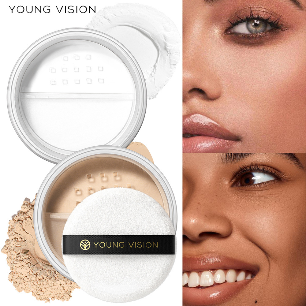 YOUNG VISION Setting loose powder is not prone to powder sticking, breathable, fine and not easy to smudge. It is a matte contour powder details Picture