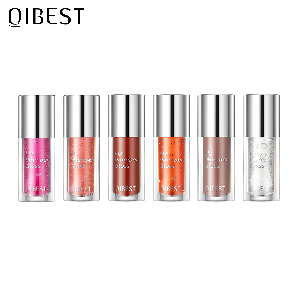 QIBEST Cross-border best-selling Lip Oil, long-lasting hydration, moisturizing, nourishing, reducing lip lines, Lip gloss, lip gloss, and chubby lip set Item Picture