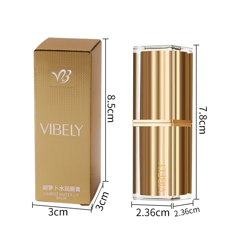 VIBELY Moisturizing Color-changing Lip Balm Anti-cracking Bare Makeup Red Cherry Carotene Jelly does not stick to the rim red Application Scenario