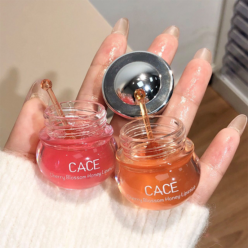 CACE Cherry Blossom Honey Lipstick Moisturizes and nourishes dry lips, repairs cracks, and makes lips rosy and plump. One-piece consignment wholesale full figure
