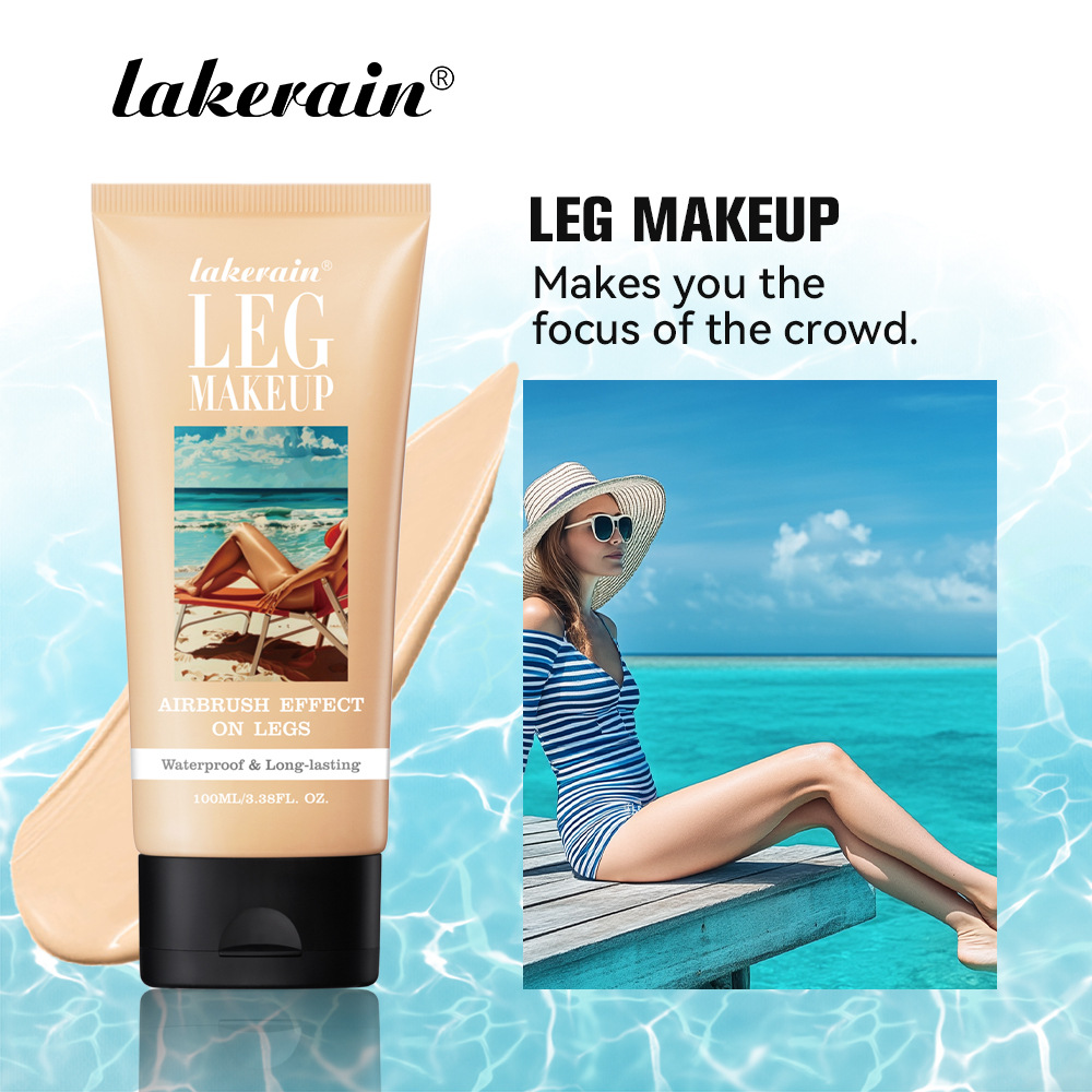 lakerain LEG MAKEUP 100ml Dark Brown skin tone Leg Makeup Leg Makeup Specification drawing