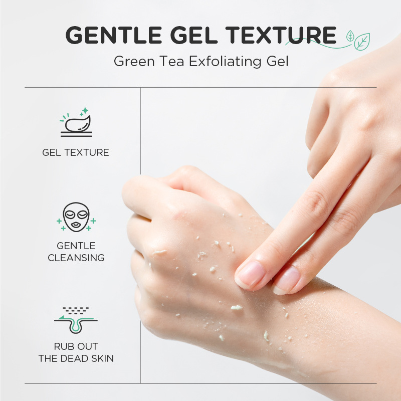 temu Edition QUIYUM Green Tea Keratin Gel 30g (Tube) Facial Cleansing Pore Keratin in stock Application Scenario