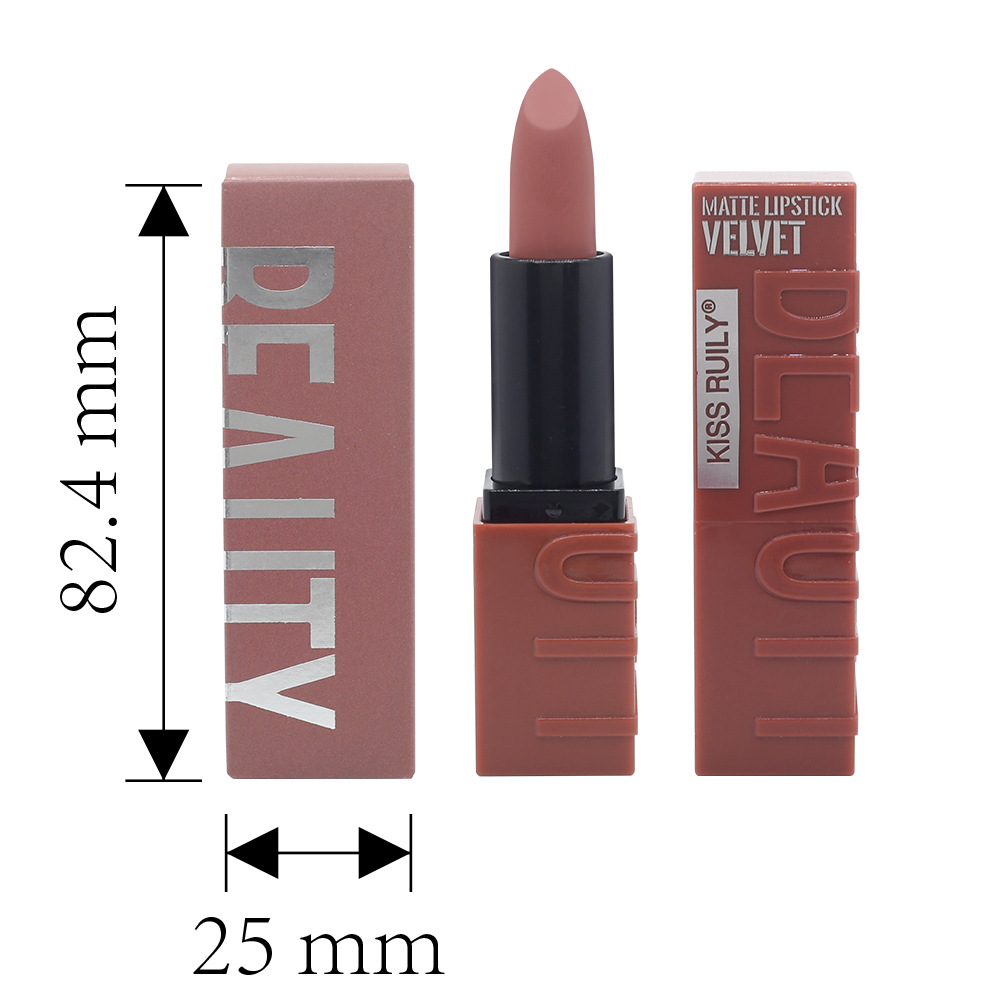 Full-service foreign trade beauty cross-border e-commerce lipstick matte moisturizing moisturizing matte lip makeup wholesale Item Picture