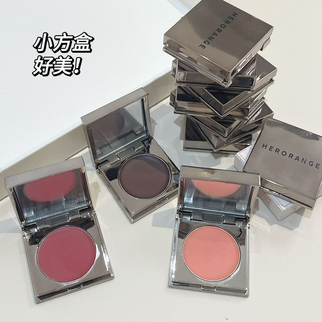 HERORANGE~ Sweet and soft lip mud, natural nude makeup, multi-color blush cream for whitening, affordable and popular online style full figure