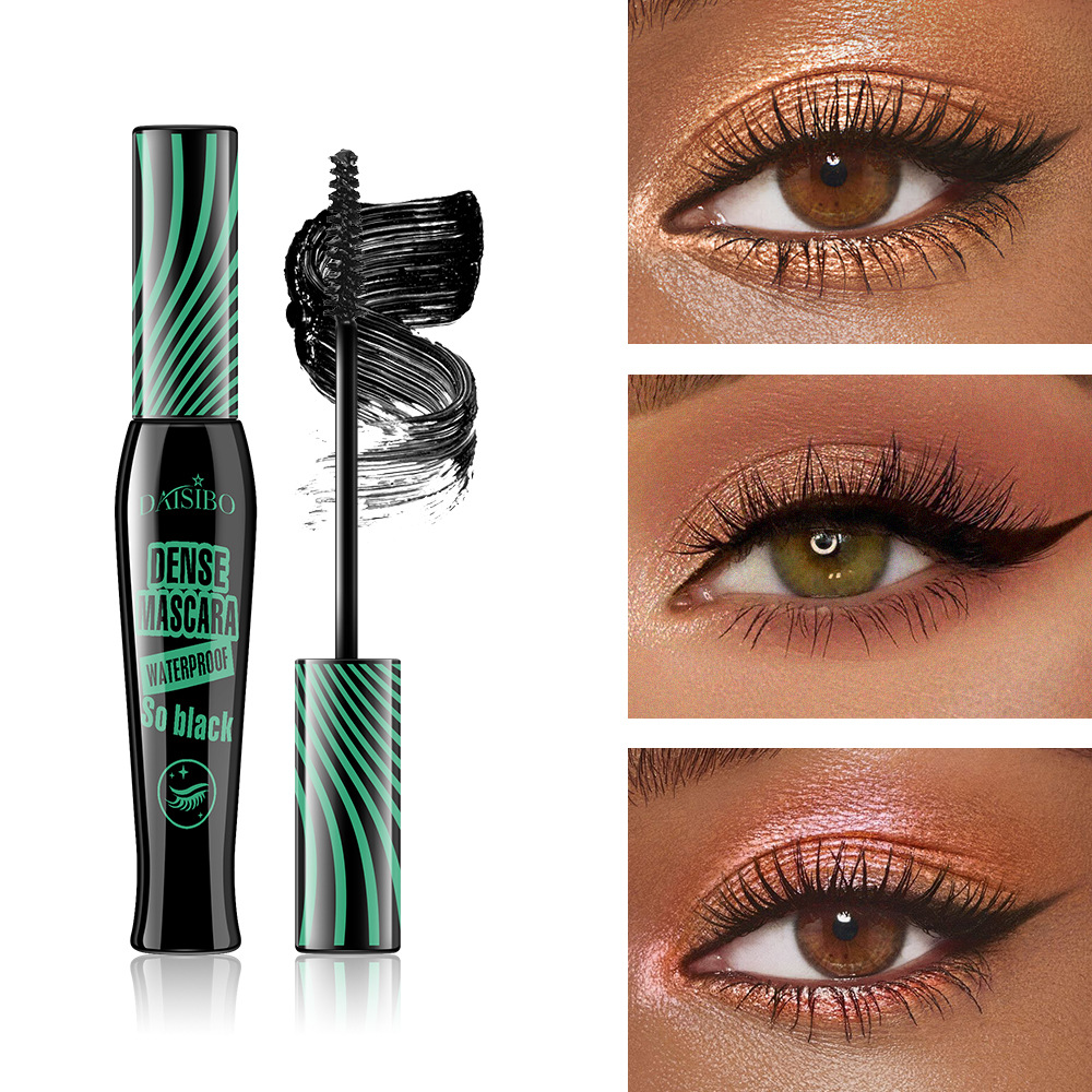 The cross-border bestseller DAISIBO three-color mascara is waterproof, sweat-proof, naturally thickening, lengthening, and does not smudge, curl, or cause a cool black color Application Scenario