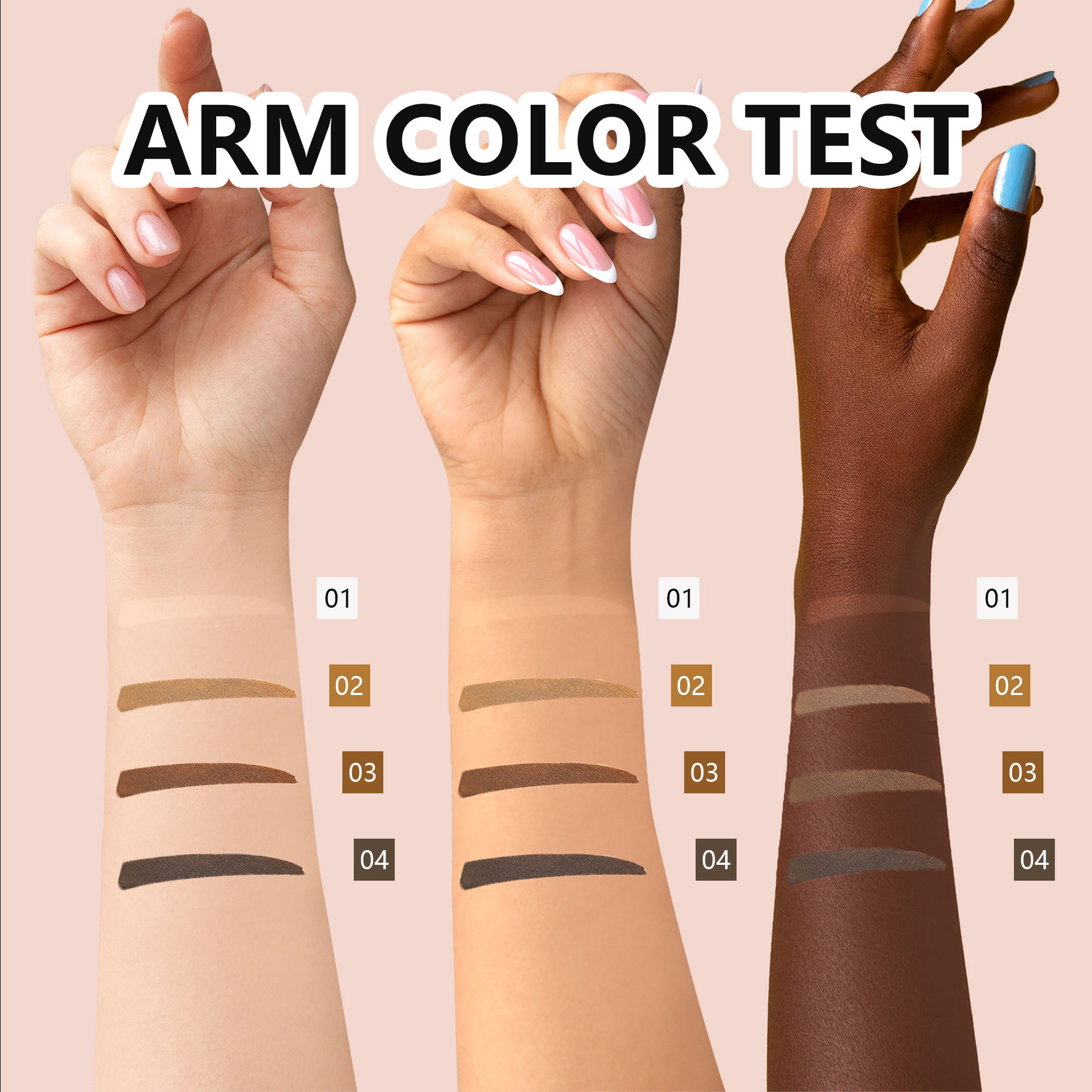 SHCOETY eyebrow gel is natural and long-lasting, waterproof and sweat-proof. It doesn't fade or smudge and sets the shape. 4-color eyebrow gel is available across borders Application Scenario