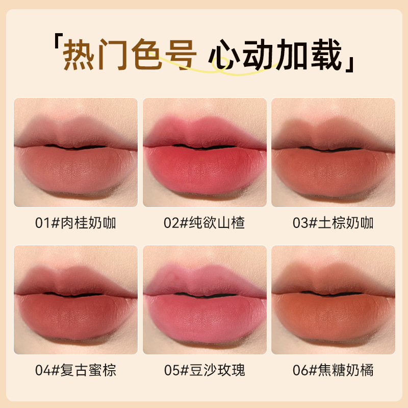Mingxi Zhi Double-headed Red Lip Liner pen Matte matte lipstick long-lasting non-stick cup Outlining lip shape Lip liner pen Cross-border Application Scenario