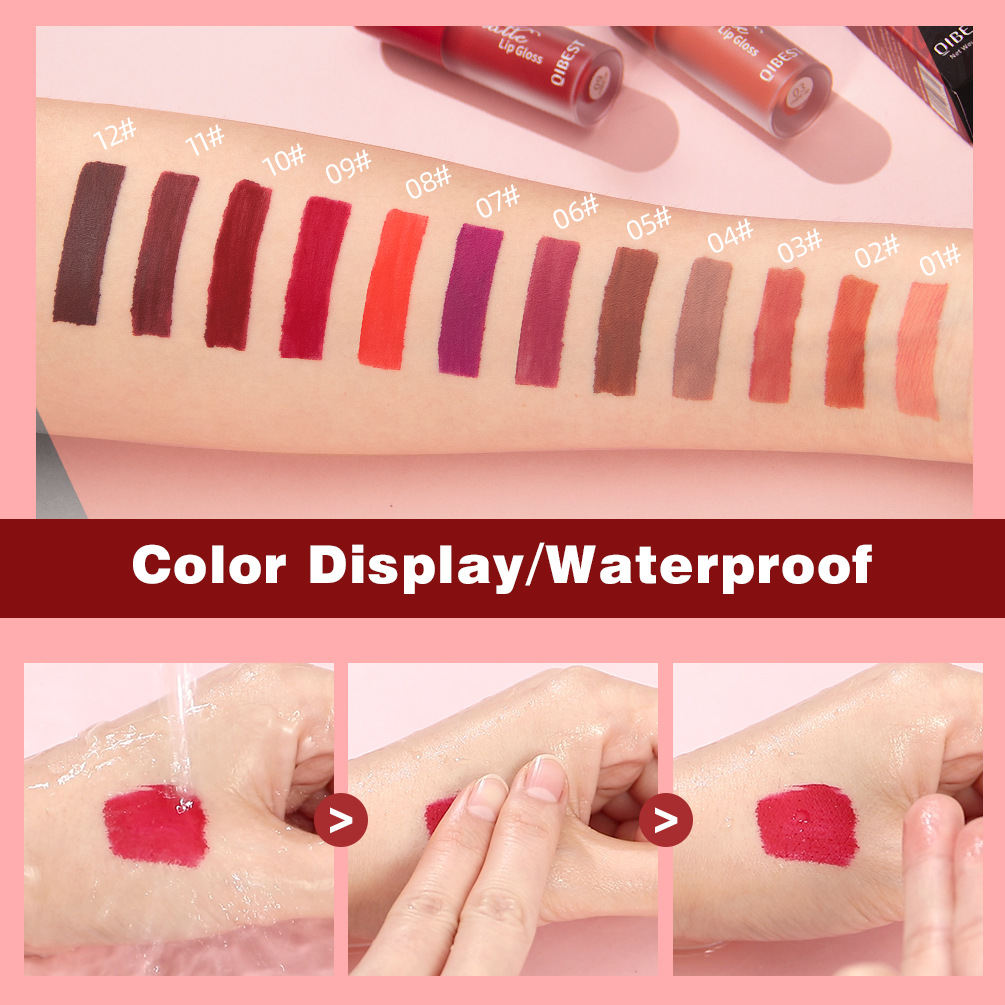 QIBEST Cross-border matte Lipstick, non-stick cup lip gloss, waterproof and non-fading velvet natural lip gloss Application Scenario