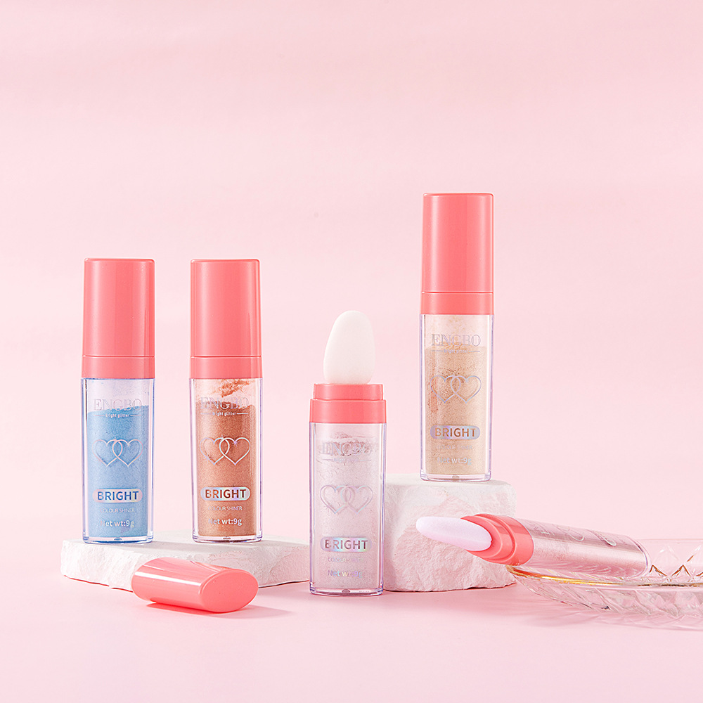 ENGBO High-gloss Pat Powder, Brightening Loose Powder, full-body High-gloss Powder, Contouring Powder, Natural and three-dimensional cross-border makeup new products Specification drawing