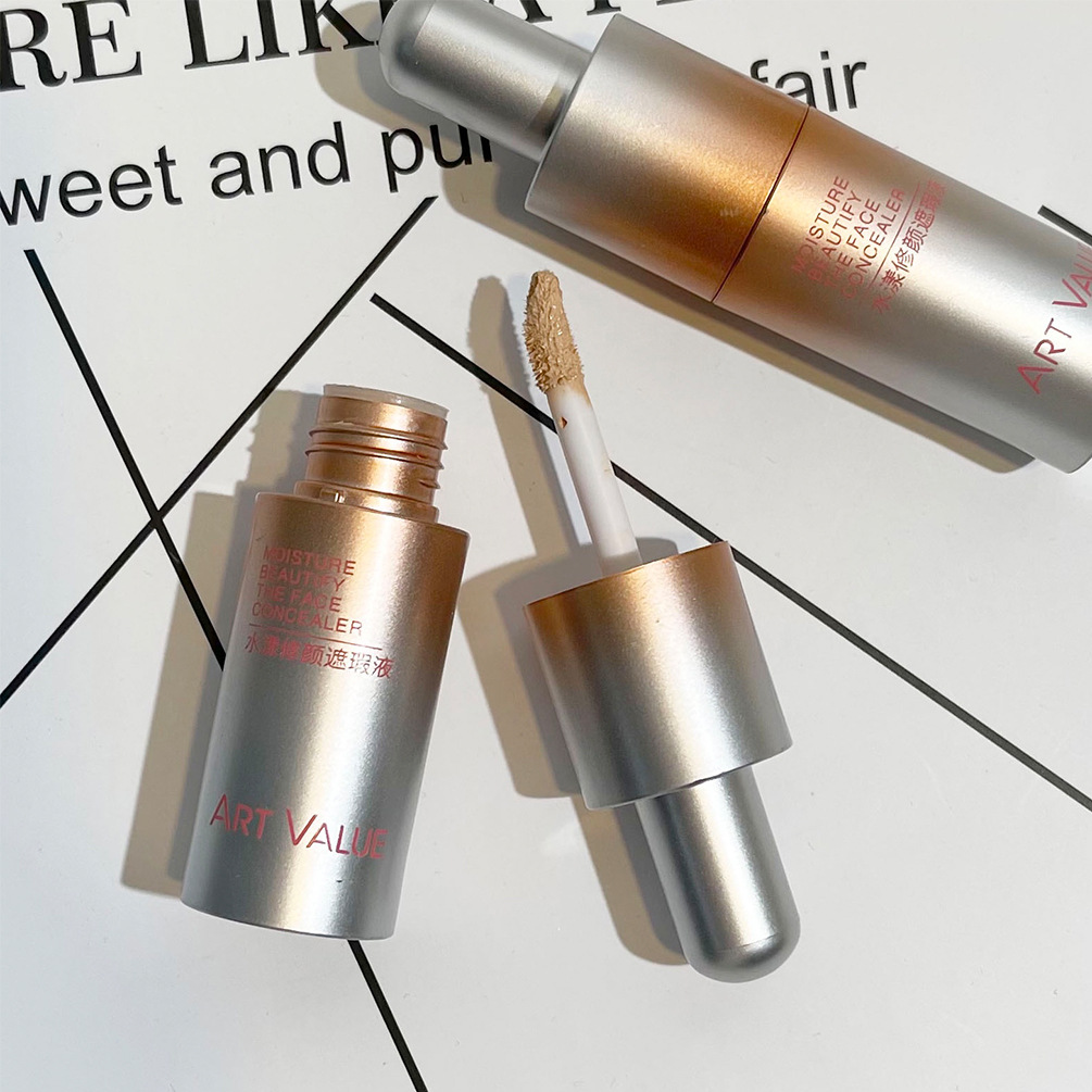 Art Value Hydrating Concealer is moisturizing and adheres to the skin without sticking. It is a powder concealer and brightening foundation that goes well with nude makeup Specification drawing
