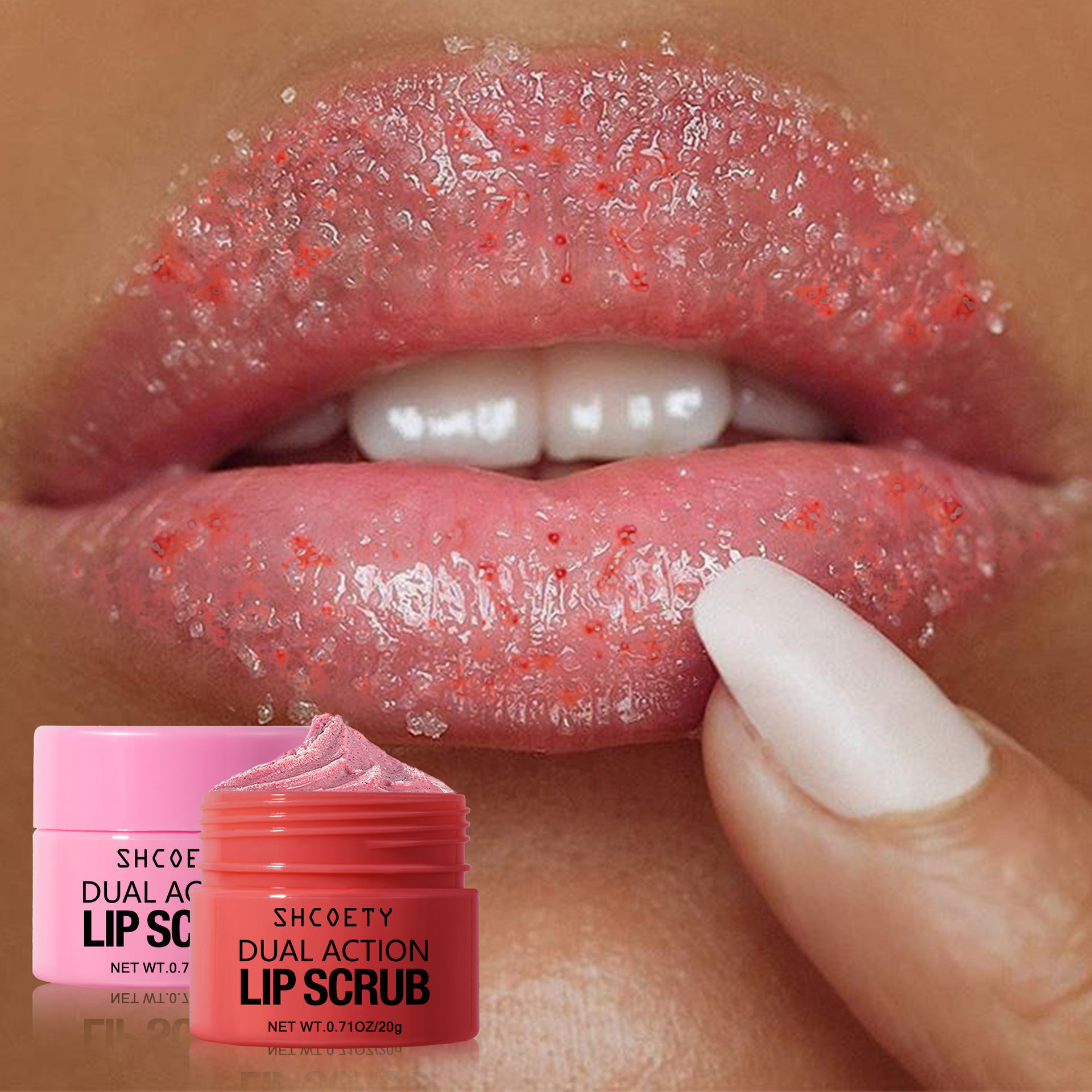 SHCOETY Cross-border Lip Scrub Set Exfoliating, Exfoliating, Moisturizing and Nourishing Lip balm for export full figure