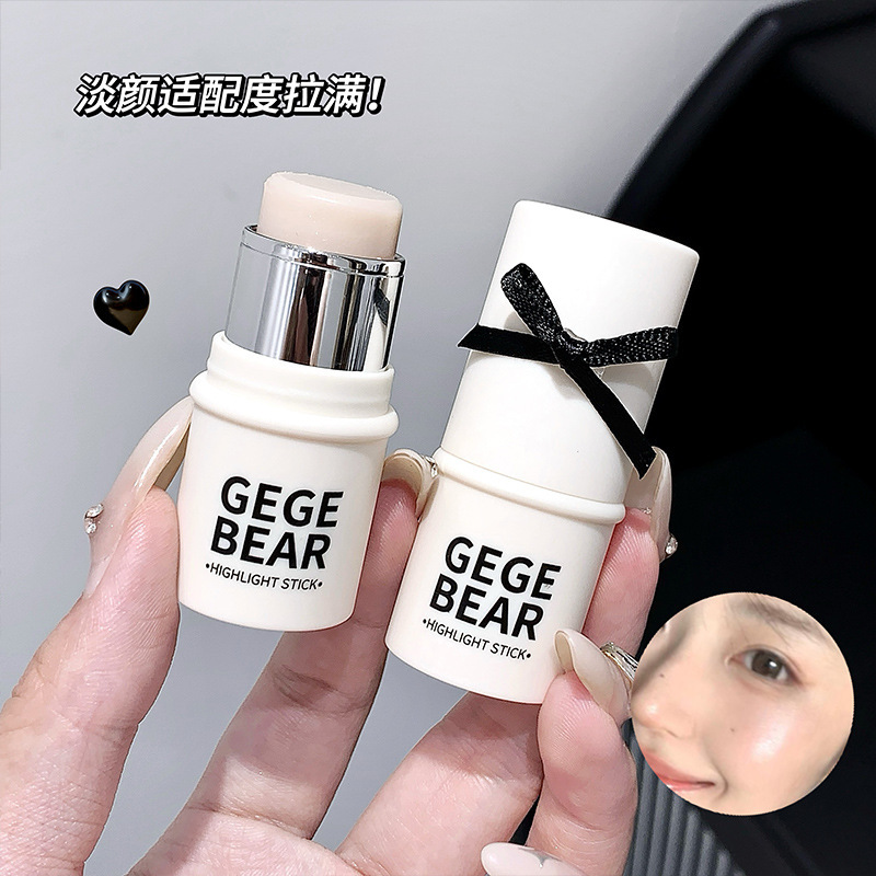 Gege bear Gogo Little Bear Dynamic Water Glow High-Gloss Stick Korean Water Glow Natural Brightening Pink Blush Cream full figure