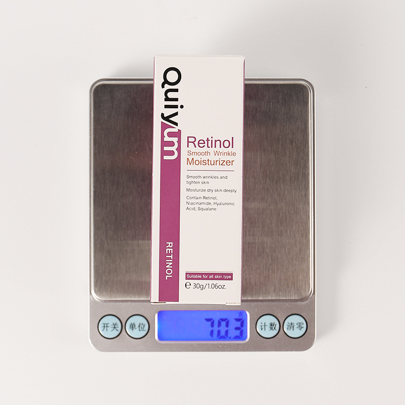 Cross-border QUIYUM Retinol Cream 30g hydrating, moisturizing, nourishing and tender skin manufacturer's skin care products wholesale Application Scenario