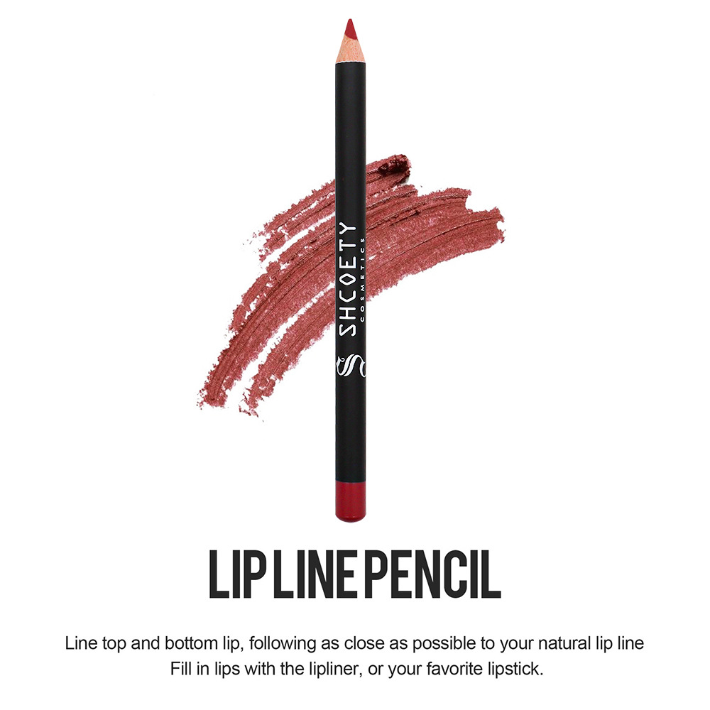 European and American cross-border beauty multi-color lipstick lip pens that do not fade, double-headed pink lip liner pens, wholesale of foreign trade cosmetics details Picture