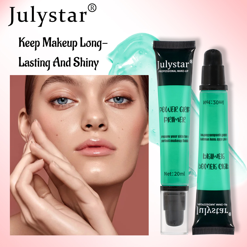 Wholesale of cross-border makeup portable eye and face isolation primer, base moisturizing and pore-invisible gel primer details Picture