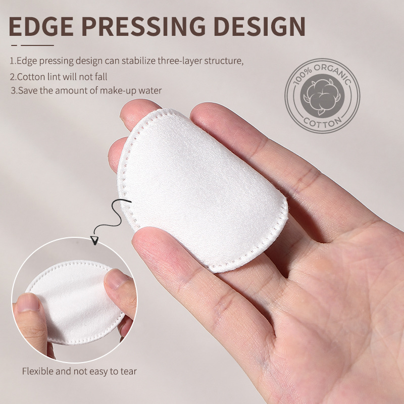 LMLTOP 80-150pcs Cotton Rounds Pads for makeup removal SY446 Specification drawing