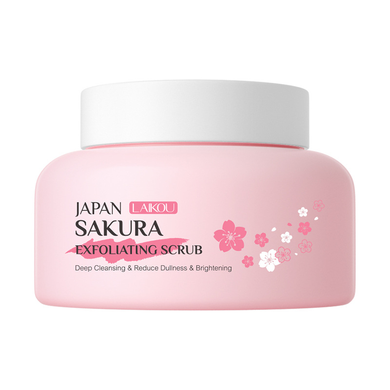 Wholesale of cross-border Laicome Japanese Cherry Blossom Scrub 100g Body Exfoliating, Hydrating and Moisturizing Cream Item Picture