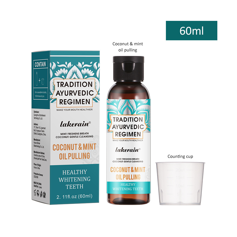 Lakerain Coconut Oil Mouthwash full figure