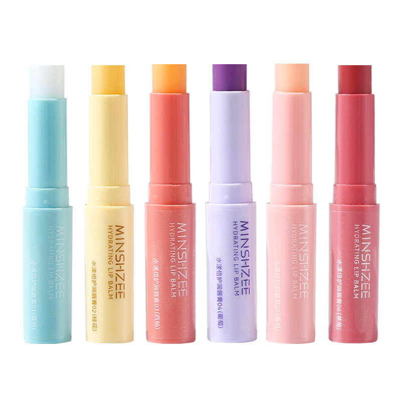 Mingxi Zhi Vaseline Lip Balm reduces lip lines, moisturizes and hydrates, prevents dryness and cracking, and is a cross-border lip care lip balm Item Picture