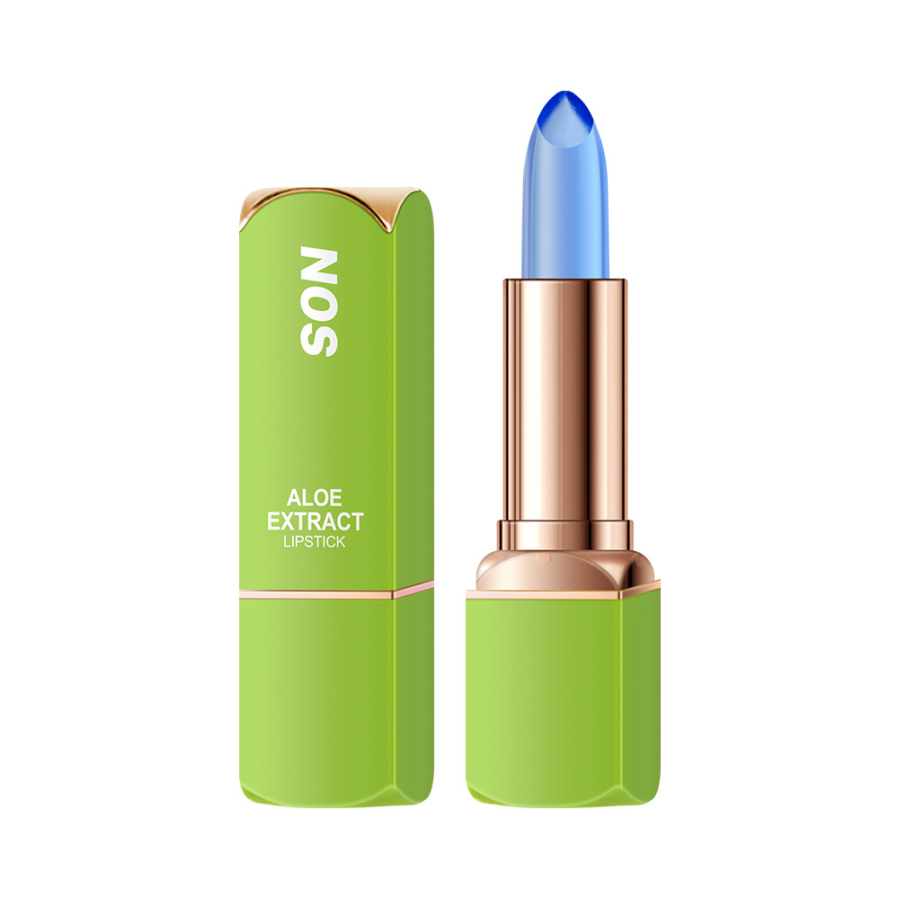 warm lipstick Cross-border NOS Aloe Vera temperature-changing Lipstick Lipstick does not stick to the cup and provides long-lasting moisturizing and nourishing lip lines Item Picture