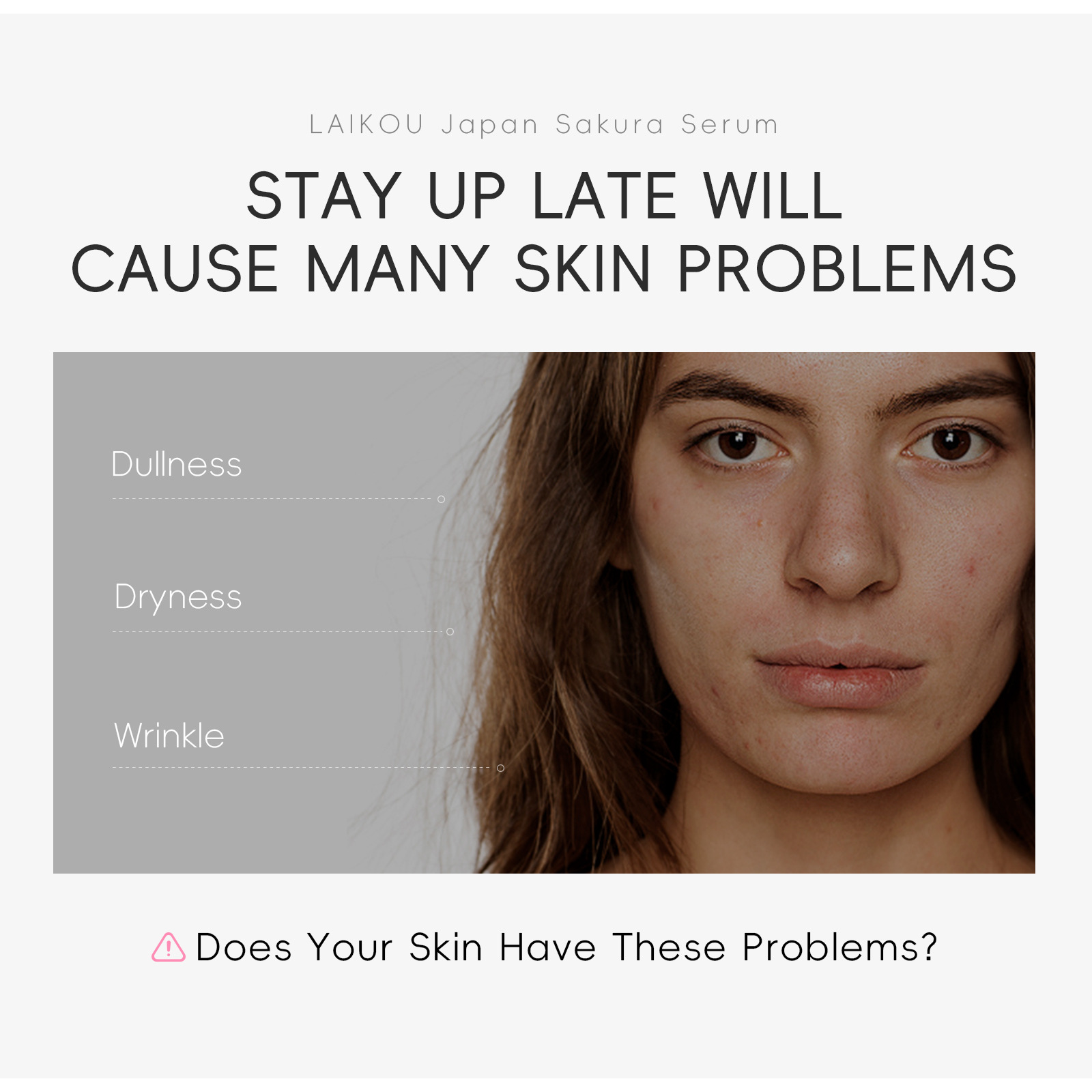 Laikou Moisturizing and Hydrating Cherry Blossom Essence 30mlFDA skin Care product, wholesale essence from English cross-border manufacturer, in stock Specification drawing