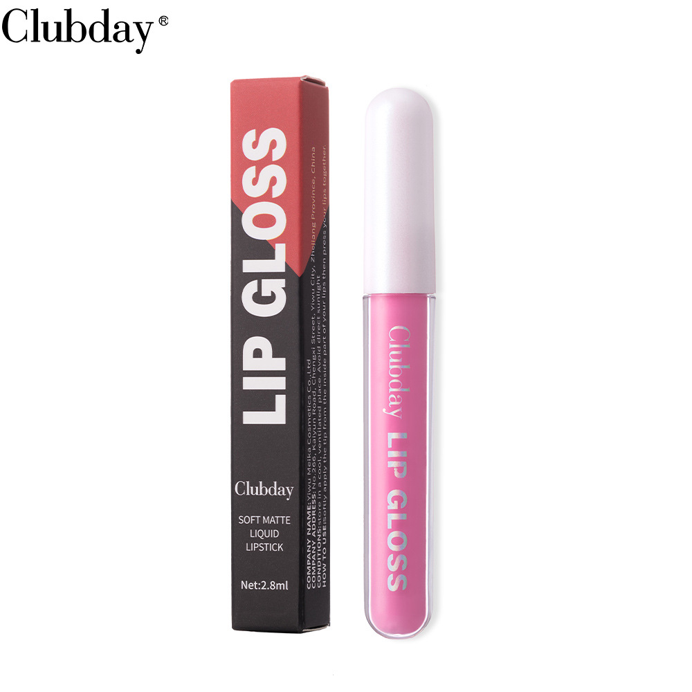Clubday Matte velvet lip gloss that is easy to apply and does not fade, nude matte lip lipstick Item Picture