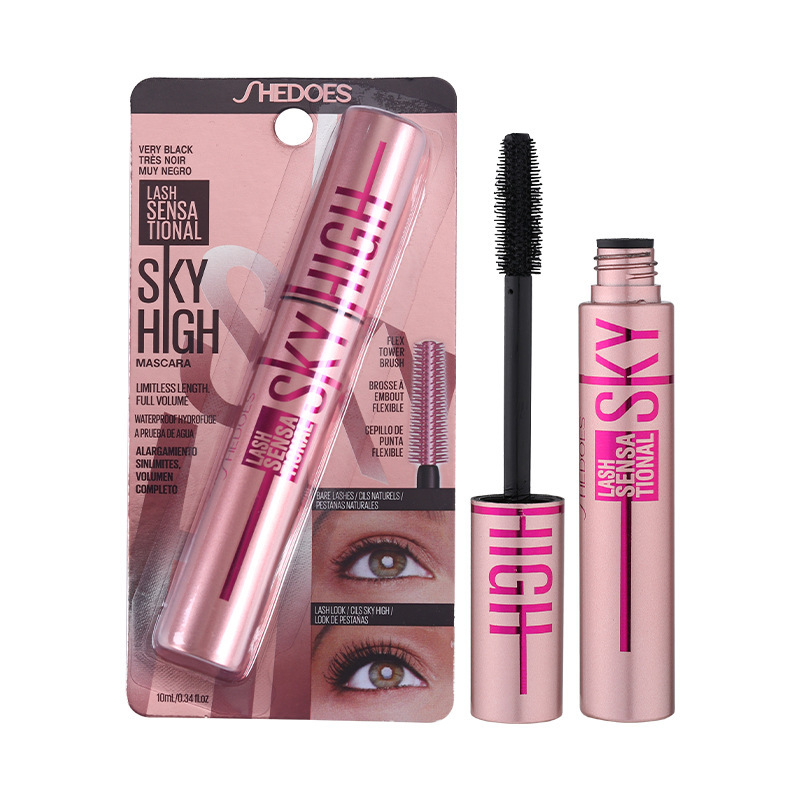 Cross-border Shedoes mascara tk, Plump 4D, Waterproof, Thick, Curling, Slender, Non-smudge Mascara full figure
