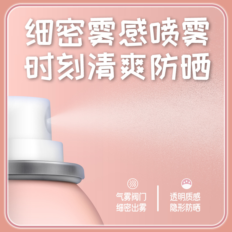 Crystal Sunscreen Spray provides a refreshing and effective full-body protection with spf50, suitable for both men and women in summer Application Scenario