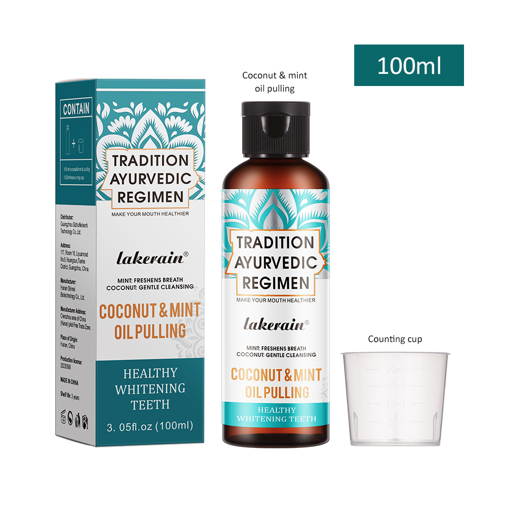 Lakerain Coconut Oil Mouthwash details Picture