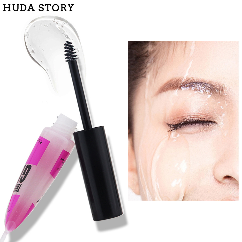 huda story Shaping Eyebrow Gel: Transparent water-resistant eyebrow shaping glue, natural, long-lasting and three-dimensional eyebrow gel details Picture