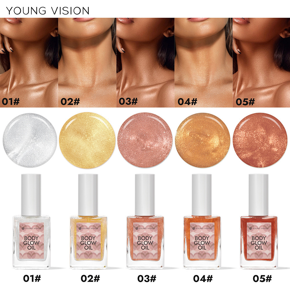 YOUNG VISION Fragrance Highlighter, Facial Contouring Highlighter, Whole Body Brightening Liquid, Beach Sexy Body details Picture