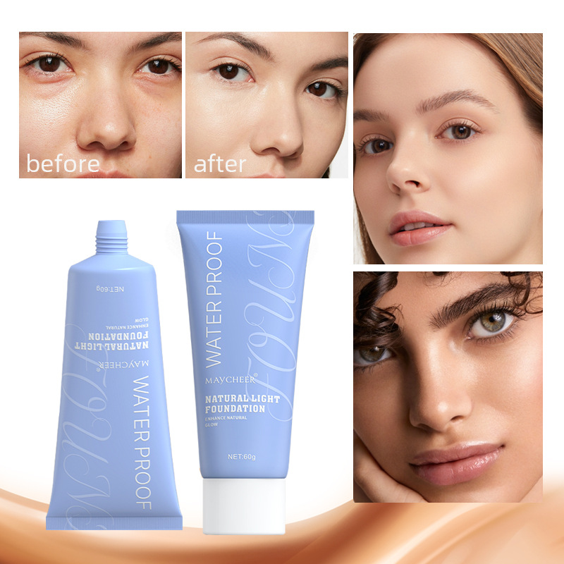 MAYCHEER Foundation for cross-border trade has a natural luster that lasts long without smudge. bb Cream, FDA Specification drawing