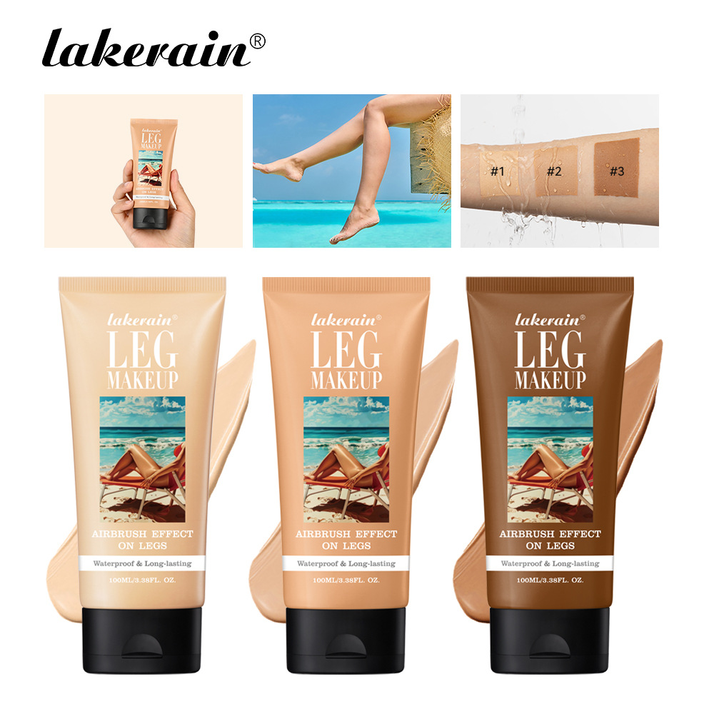 lakerain LEG MAKEUP 100ml Dark Brown skin tone Leg Makeup Leg Makeup full figure