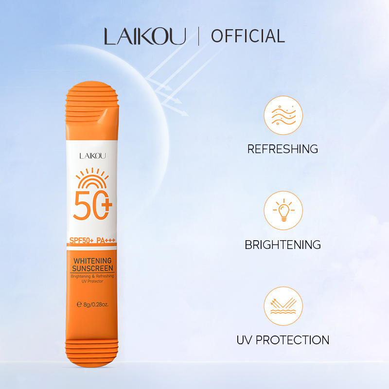LAIKOU sunscreen 8g Summer Hydrating and Moisturizing Cross-border Factory Wholesale in Stock Specification drawing