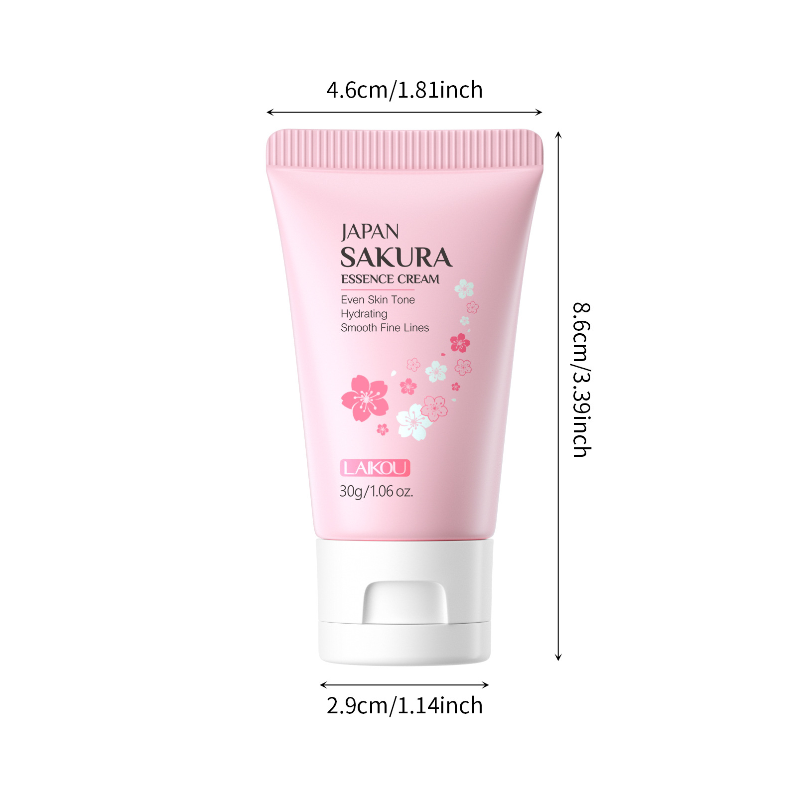 LAIKOU Cherry Blossom Essence Cream 30g, a moisturizing and hydrating skin care product in stock from the manufacturer Item Picture