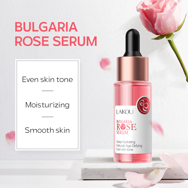 LAIKOU Rose Essence 30ml Hydrating, moisturizing and nourishing skin Facial care essence manufacturer in stock wholesale Specification drawing