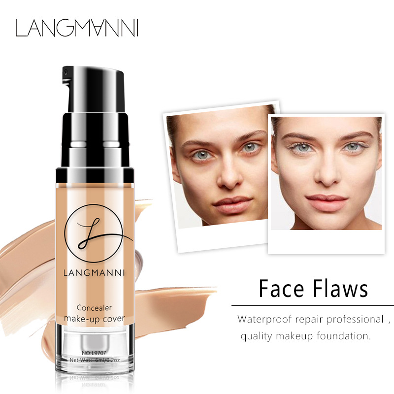 langmanni Foundation Concealer is not easy to smudge and BB cream is available in 6 colors details Picture