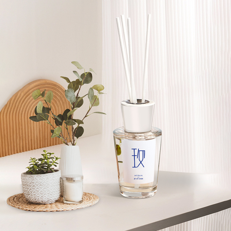 Xiaocheng Yixiang's new flameless aromatherapy essential oil gardenia flower Yulong tea hotel home indoor deodorizing fragrance display details Picture