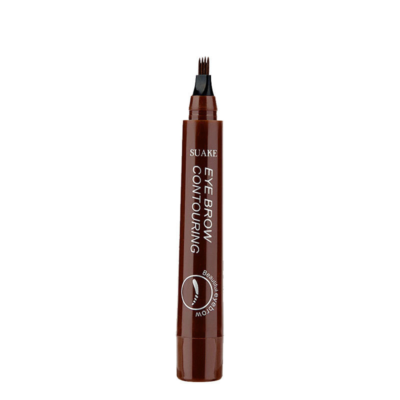 SUAKE four-pronged eyebrow pencil is not prone to smudge. It is a four-pronged eyebrow pencil and a liquid eyebrow pencil Item Picture