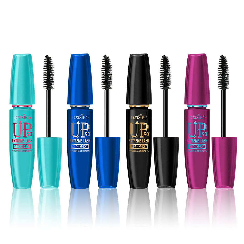 DAISIBO Cross-border Four-color Mascara is waterproof, sweat-proof, long and non-smudging, long-lasting and thick. TEMU Mascara Item Picture