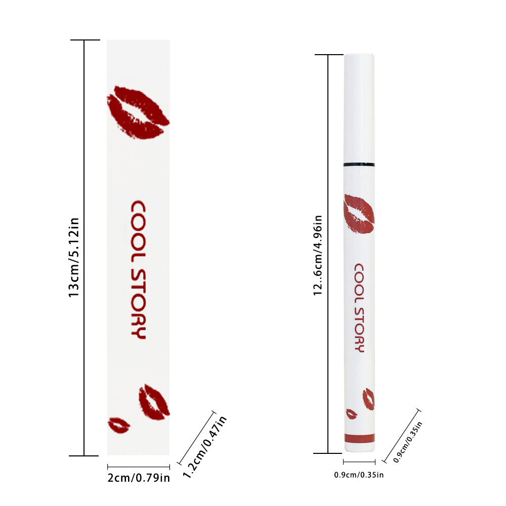 Wholesale of cross-border non-stick cups, lip liner pens, matte liquid lipstick pens, colored pens and beauty products Item Picture
