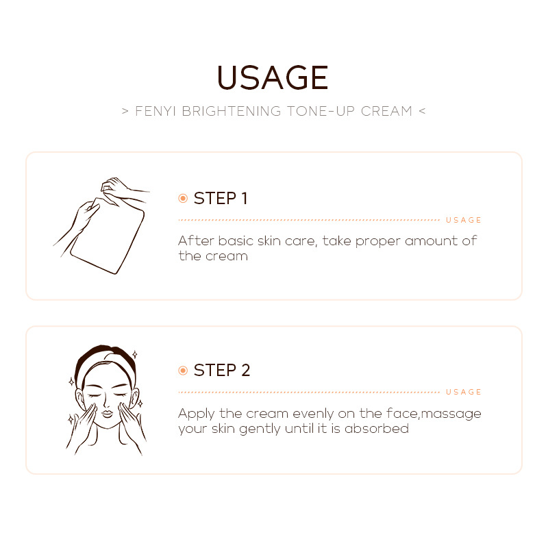 Cross-border Fenyi Revitalizing Natural Cream Bag, 1 piece, 2g Moisturizing Concealer Brightening Cream, English skin care product Specification drawing