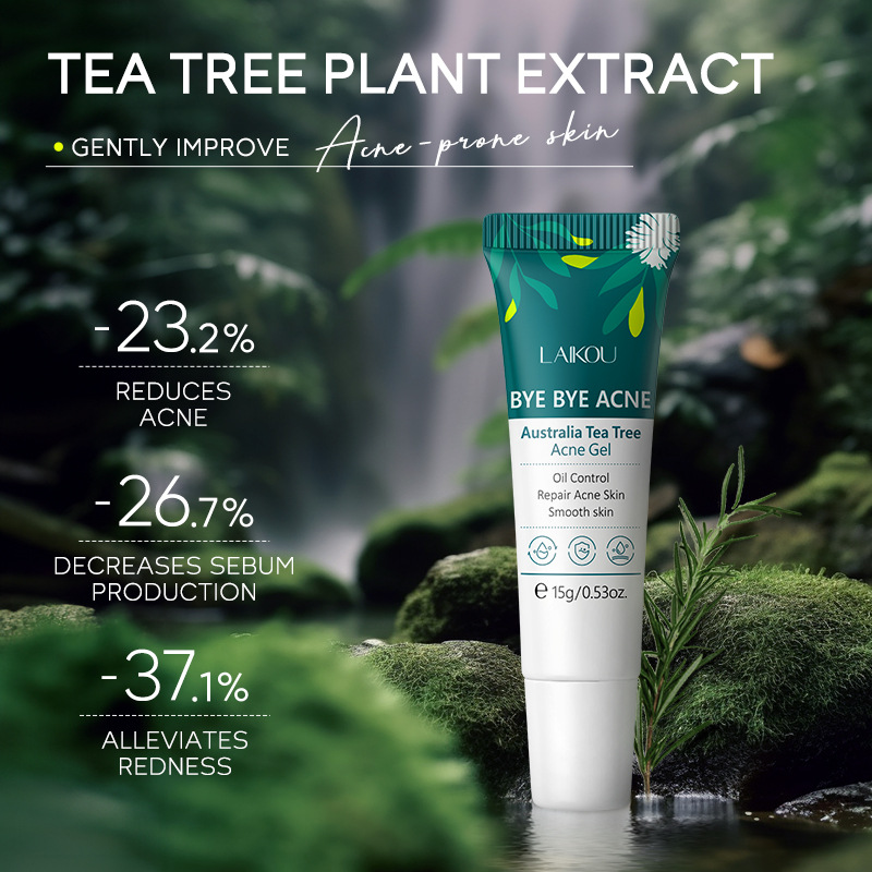 LAIKOU Australian Tea TREE ACNE Gel 15g Hydrating, Moisturizing and Improving Skin Manufacturer in stock details Picture