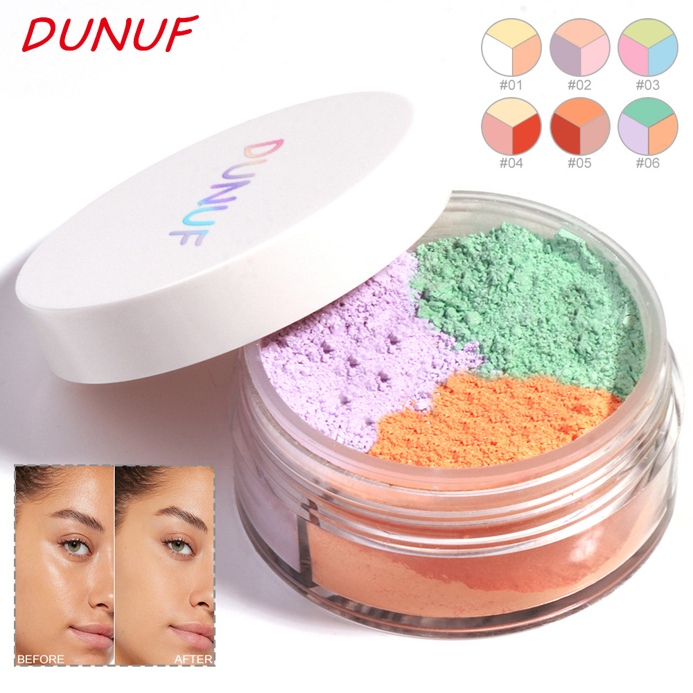 DUNUF 3-color matte setting Powder, Concealer, long-lasting waterproof Contouring powder, please check out! Disclaimer details Picture