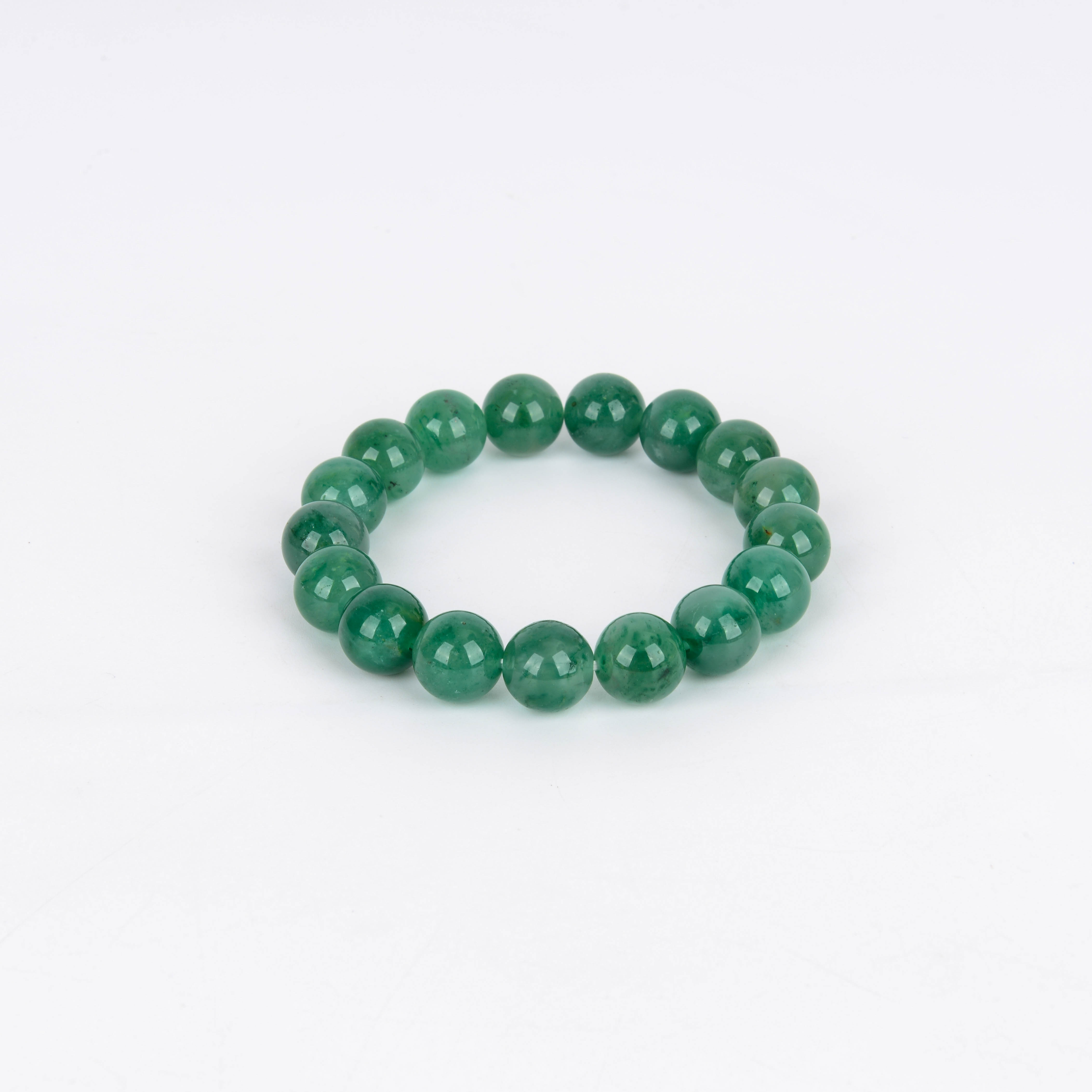 Natural Dongling jade round bead bracelet, sand gold stone, Indian jadeite color jade bracelet, live-streaming jade jewelry wholesale details Picture